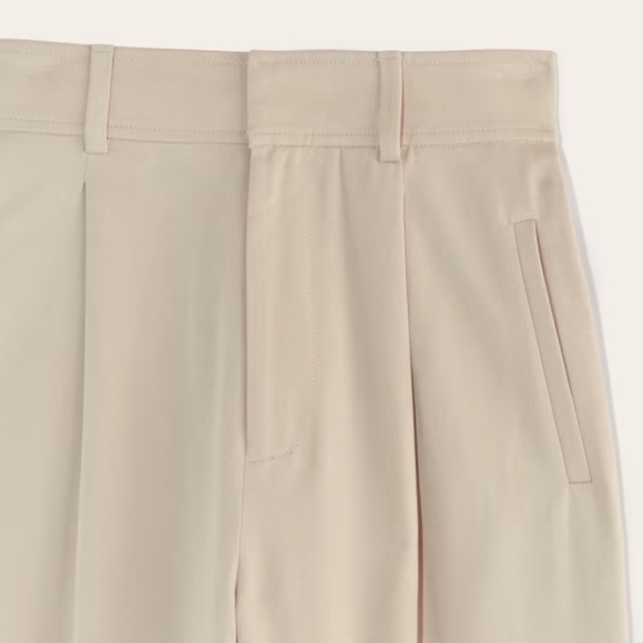 EVERLANE The Draper Pleated Pant Sandstone - Picture 6 of 6